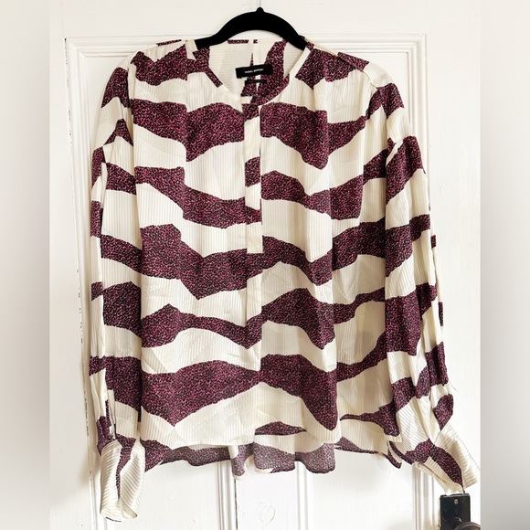 Isabel Marant Rosy Jacquard Blouse. Size EU 42 - Picture 6 of 11